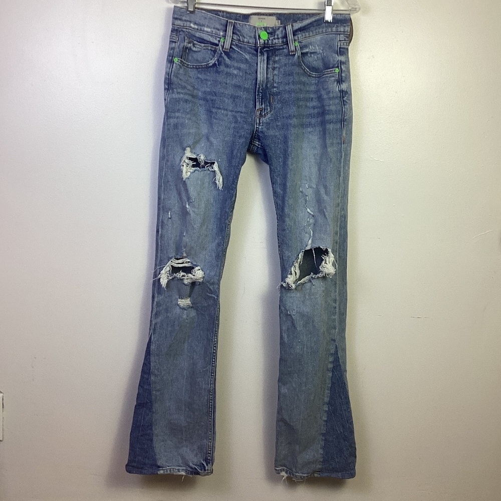 Hudson X Zoe Costello Kick Flare Straight leg Jeans Sz 31